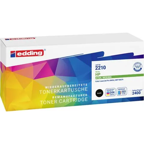 EDDING EDD-2210 - Toner, black, 415A, refill, HP – image 1