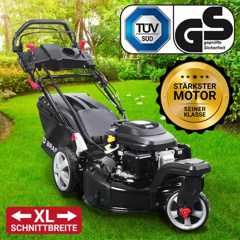 BRAST Benzin Rasenmäher 21224 Trike E-START – Bild 1