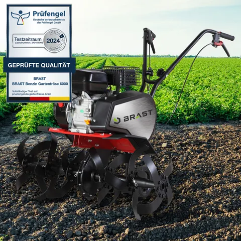 BRAST Benzin Gartenfräse 6000 – Bild 1