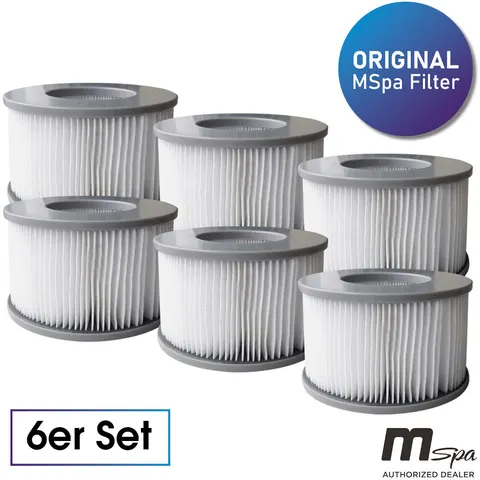 Brast MSpa Whirlpool Filter 6er Set – Bild 1