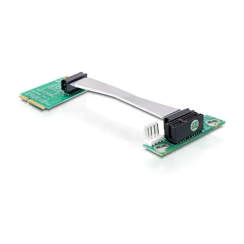 Delock Riser Card Mini PCI Express > PCI Express x1 left insertion – afbeelding 1