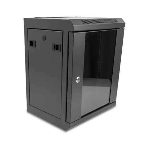 "DELOCK 43418 - 10"" network cabinet, 8 U, black" – image 1