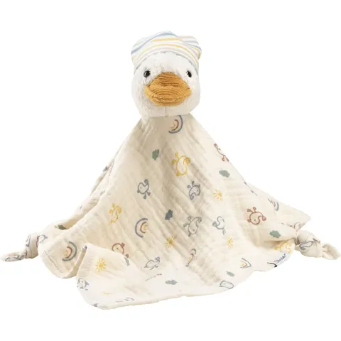 Sterntaler Kuscheltuch Ente Edda – weiss – Bild 1