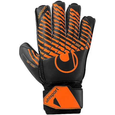 UHLSPORT Torwarthandschuhe SOFT RESIST + FLEX FRAME schwarz 5 B – Bild 1
