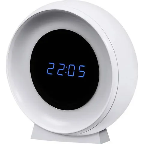 OSRAM LED rechargeable night light NIGHTLUX CLOCK, white, clock, CCT – image 1