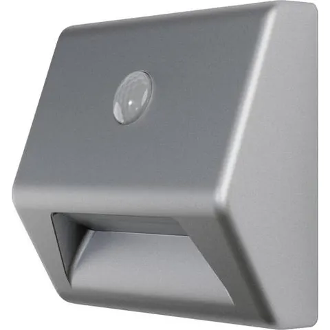 OSRAM NIGHTLUX STAIR night light, silver sensor battery IP54 – image 1