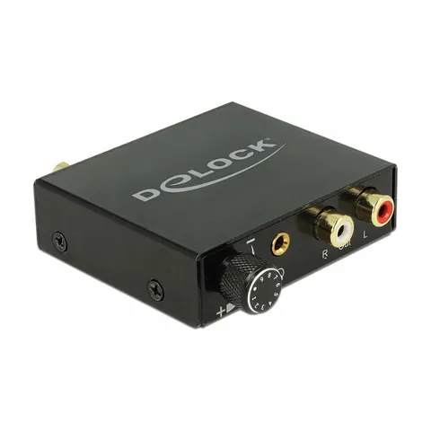 DELOCK DA-Converter + Headphone Amp - Digitale converters – afbeelding 1