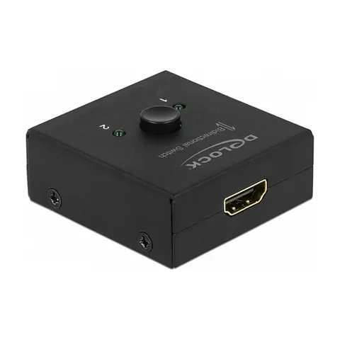 DELOCK 64072 - HDMI 2 - 1 Switch bidirectional 4K 60 Hz compact – image 1