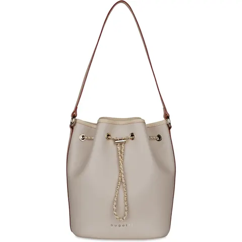 bugatti schoudertas Ella Bucket Bag Beige – afbeelding 1