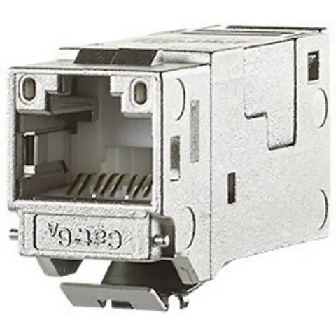 BTR NETCOM Module E-DAT Keystone Cat.6A Jack 130910KI ; Metz Connect (130910KI) – image 1
