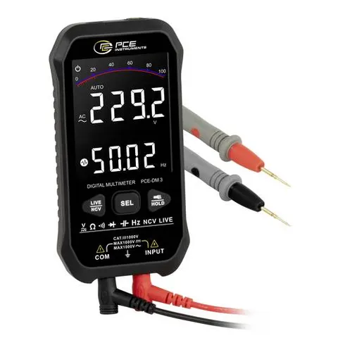 PCE INSTRUMENTS PCE DM 3 - Multímetro digital PCE-DM 3 – imagen 1