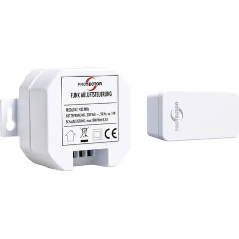 Protector Draadloze afzuigingsbesturing ASK-6020 1000 W Wit – afbeelding 1