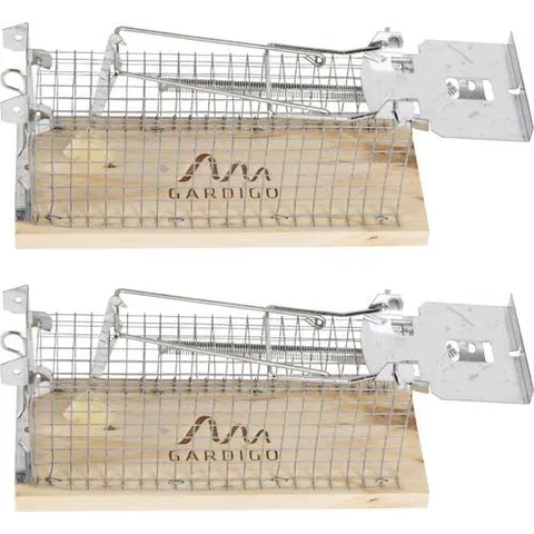 Gardigo Mausefalle Lebendfalle 2 St. – braun – Bild 1
