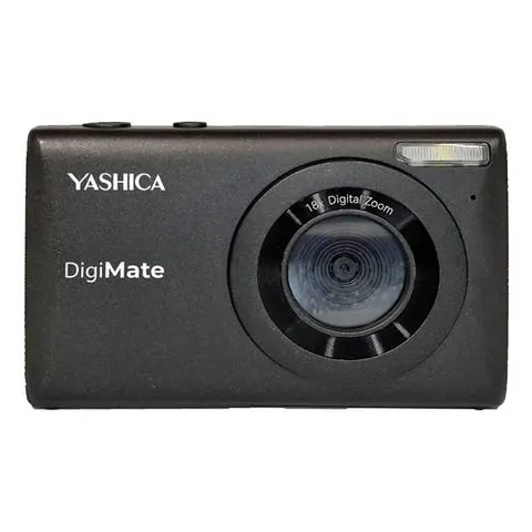 YASHICA Fotocamera Digitale Compatta Digimate-nero – immagine 1