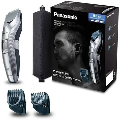 Panasonic Tagliacapelli Con 2 Pettini Er-gc71-silver – immagine 1