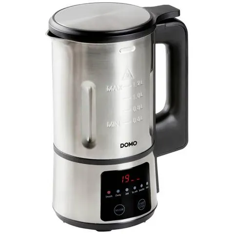 Blender chauffant DOMO - 6 programmes - Inox – image 1