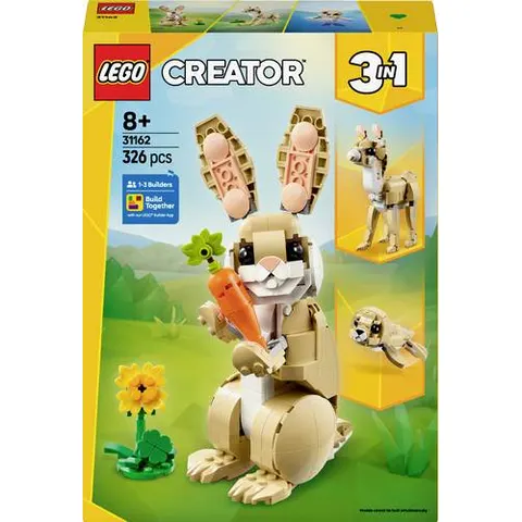 Creator 3 en 1: adorable conejito - LEGO – imagen 1