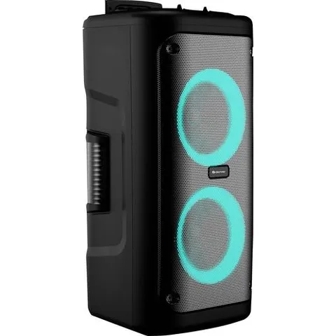 Denver Bluetooth Speaker - Partybox - Discolichten - Incl. Microfoon - Micro SD/USB/AUX - Luidspreker - TSP353 - Zwart – afbeelding 1