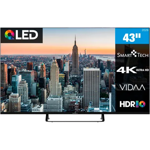SMART TECH Smart Tv Qled 4k 43" 43qv02v-nero – immagine 1
