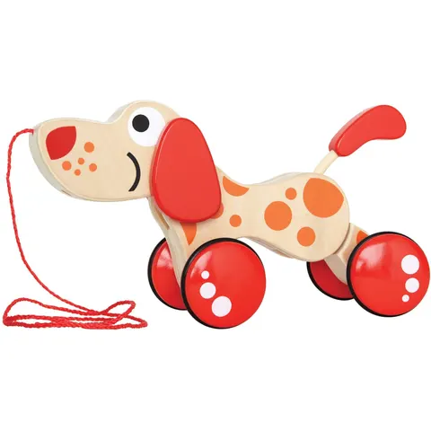 Chien à tirer Puppy - Hape – image 1