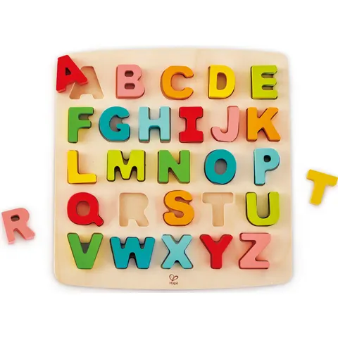 Hape Puzzle mit Großbuchstaben – mehrfarbig – Bild 1
