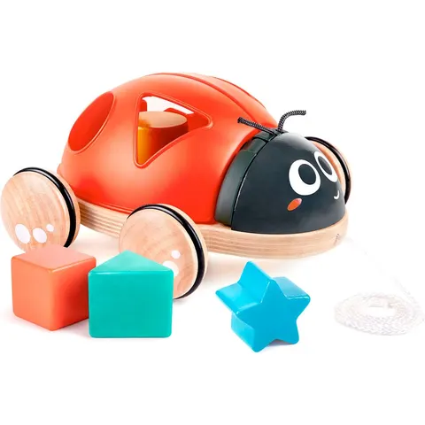 Coccinnelle à tirer trieuse de formes - Hape – image 1