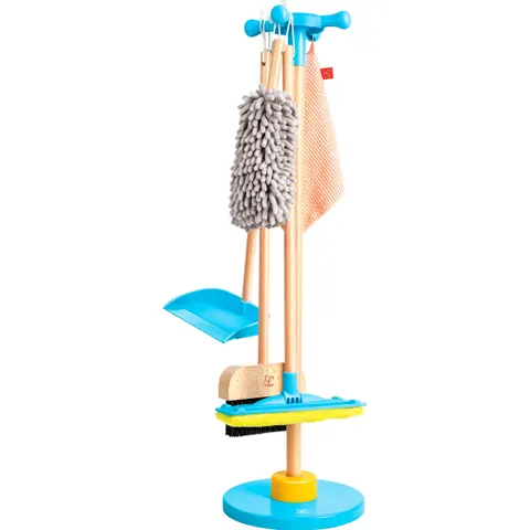 Support pour balais et set de nettoyage - Hape – image 1