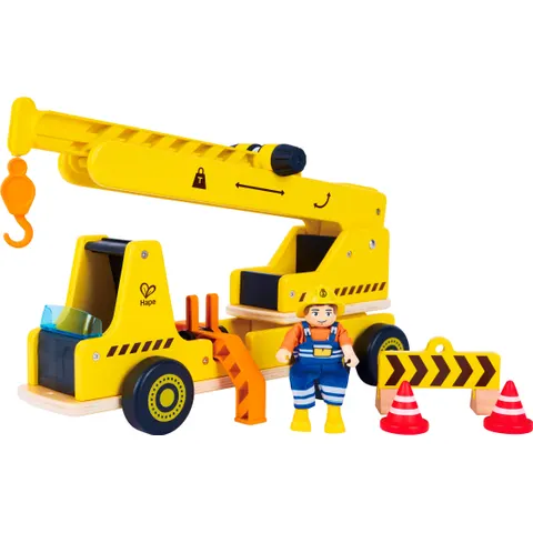 Hape Kran- & Baustellenset – gelb – Bild 1