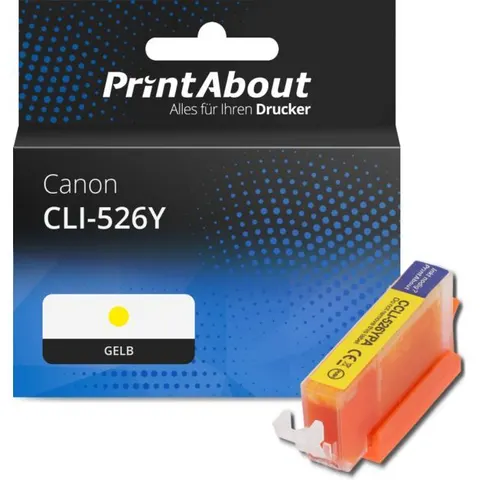 PrintAbout Cartouche compatible Canon CLI-526Y - Jaune – CLI526Y – image 1