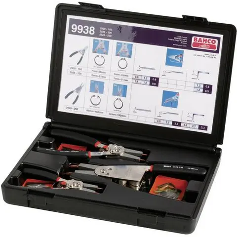 Bahco 9938 Precisie-borgveertang set – afbeelding 1
