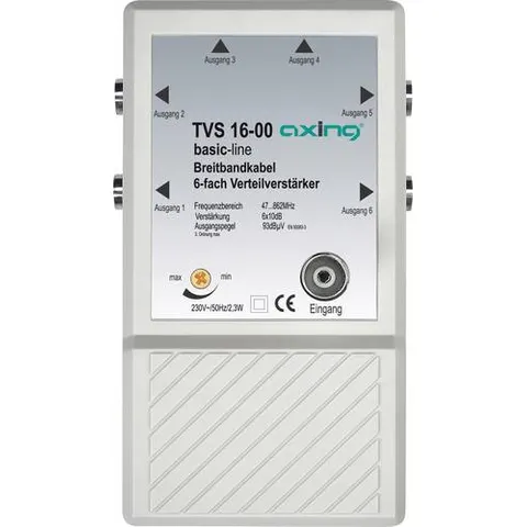 AXING TVS 16-00 - Distributed amplifier 6-fold – image 1