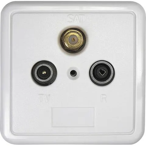 SSD 2-10 - Axing SAT/CATV pass-through socket with 3 outputs – image 1