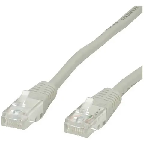 VALUE 21990905 - Cable de interconexiones Cat.6, UTP, gris, 5 m – imagen 1