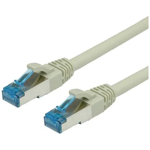 VALUE 21990864 - Cable de interconexiones Cat.6a S/FTP PIMF gris 0.3m – imagen 1