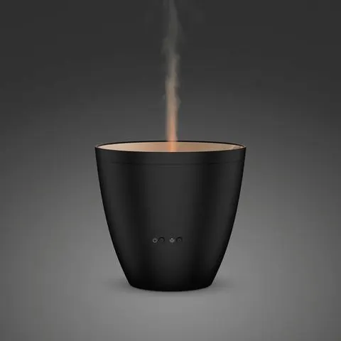 Diffuseur d'huiles essentielles Zoe noir – image 1