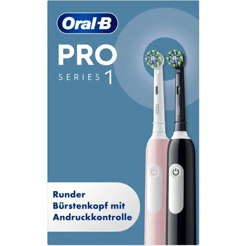Oral-B "PRO Series 1 Doppelpack" 2 Stk. Aufsteckbürsten Drucksensor – Bild 1