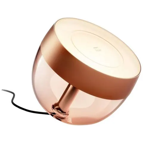 Philips Hue Iris WACA LED table lamp, copper – copper, transparent – image 1