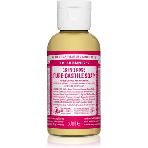 Dr. Bronner's Rosen-Flüssigseife 59 ml – Bild 1