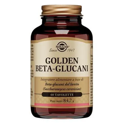 SOLGAR Golden Beta-Glucani 60 Tavolette – immagine 1