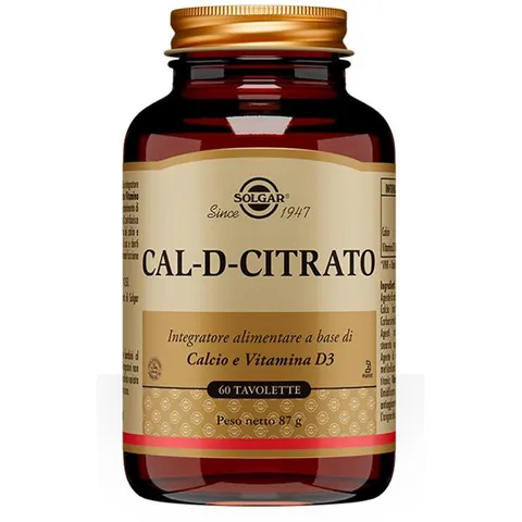 Solgar Cal D Citrato 60Tav – immagine 1