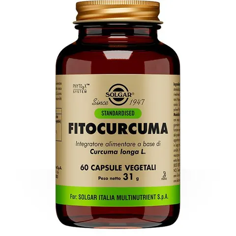 SOLGAR Fitocurcuma 60 Capsule Vegetali – immagine 1