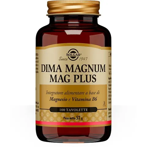 Solgar Dima Magnum Mag Plus 100 Tavolette – immagine 1