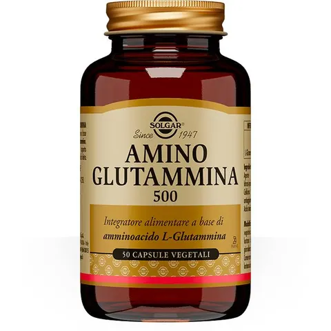 solgar Amino glutammina 500 50 capsule vegetali – immagine 1
