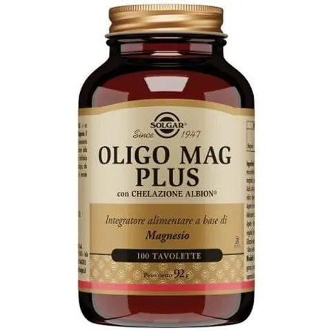 Solgar Oligo Mag Plus 100 Tavolette – immagine 1