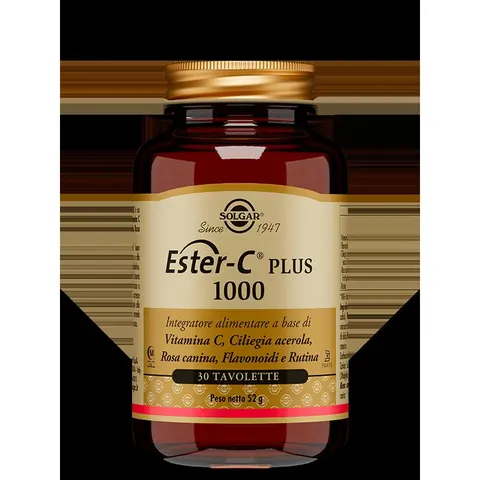 SOLGAR Ester C Plus 1000 30 Tavolette – immagine 1