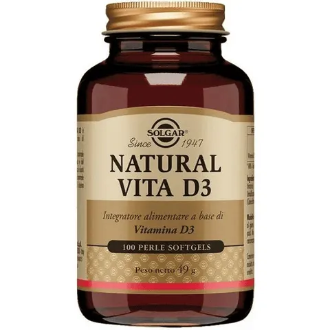 Solgar Natural Vita D3 1Prl – immagine 1
