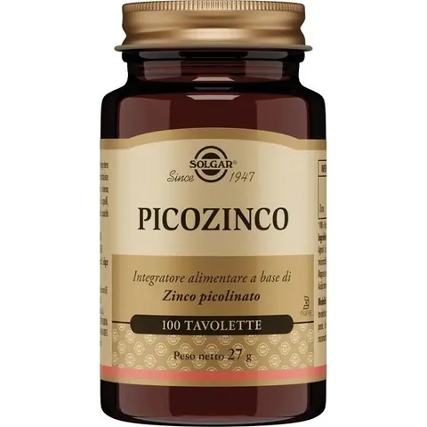 SOLGAR Picozinco 100 Tavolette – immagine 1