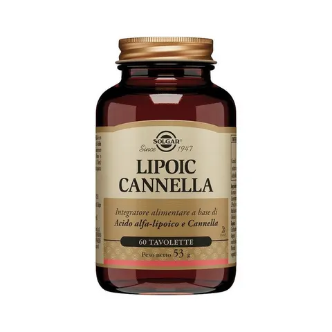 solgar Lipoic cannella 60 tavolette – immagine 1