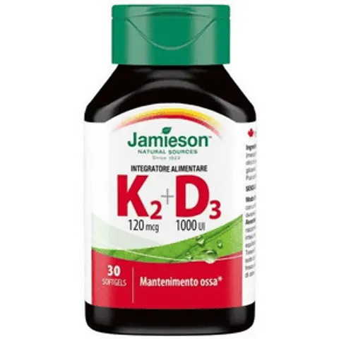 Jamieson Vitamina K2+D3 30 Softgels – immagine 1