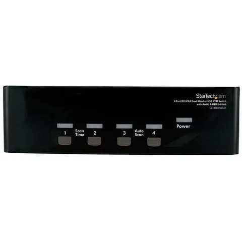 STARTECH.COM ST SV431DDVDUA - 4 puertos DVI KVM USB Switch – imagen 1
